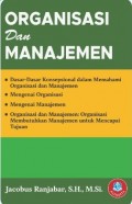 Organisasi dan Manajemen
